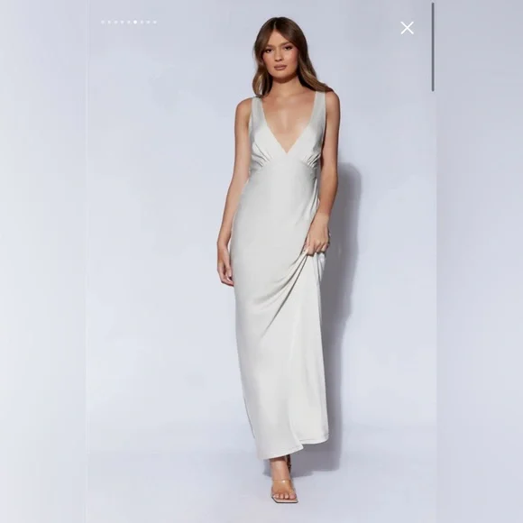 Meshki White Maxi Dress - Picture 6 of 16